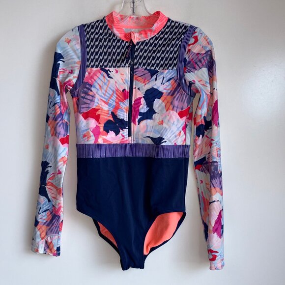 Athlete Girl One-Piece Long Sleeve Swimsuit Size XXL (16) - Picture 1 of 10
